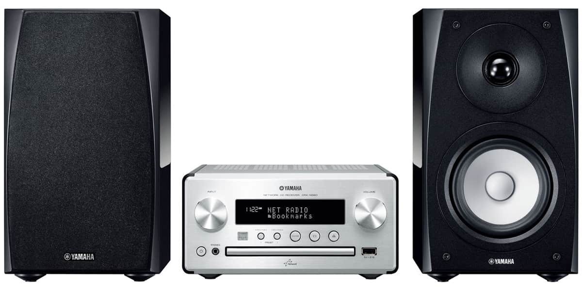 Yamaha MCRN560 Argent Minichaînes HiFi sur EasyLounge