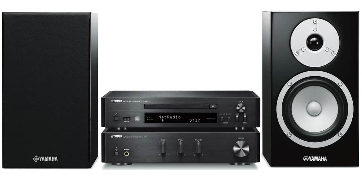 Yamaha MCRN670 Noir MiniChaines HiFi sur EasyLounge