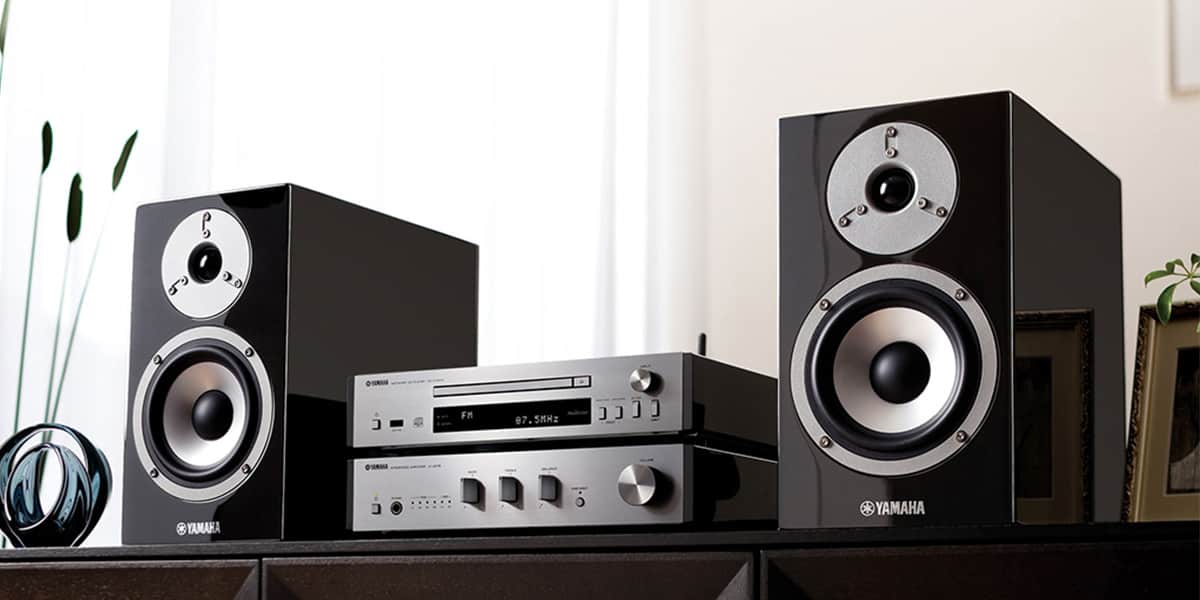 Yamaha MCRN870 Silver Minichaînes HiFi sur EasyLounge