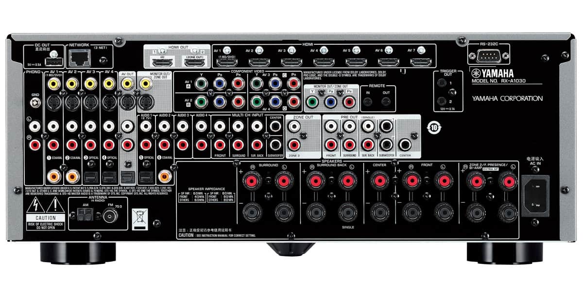 Yamaha RX-A1030 Argent | Amplis home-cinéma sur EasyLounge