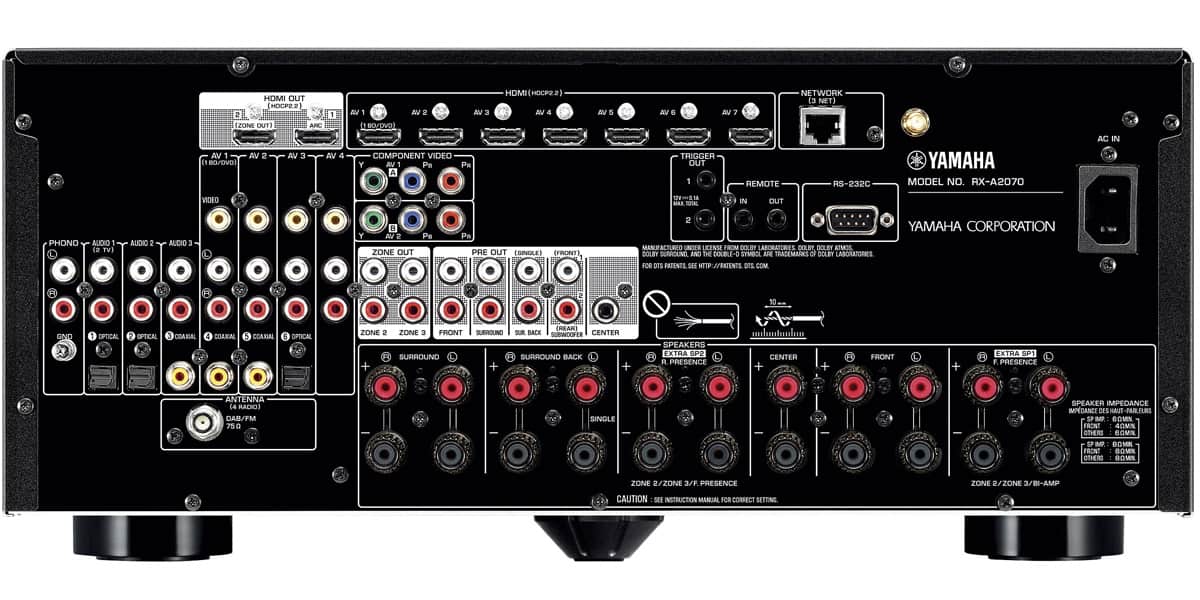 Yamaha RXA2070 Titane Amplis homecinéma sur EasyLounge