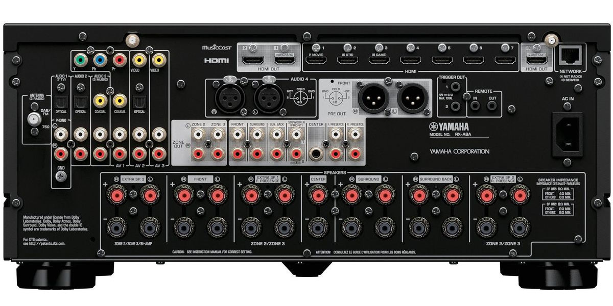 Yamaha RX-A8A Noir  Amplis home-cinéma sur EasyLounge