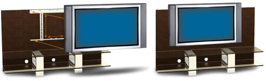 meuble tv avec support tv