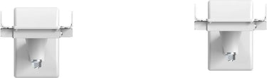 Norstone Bookshelves Wall Mount Blanc (la paire) - EasyLounge - 4