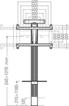 Erard ExoStand 600 Aluminium - EasyLounge - 12