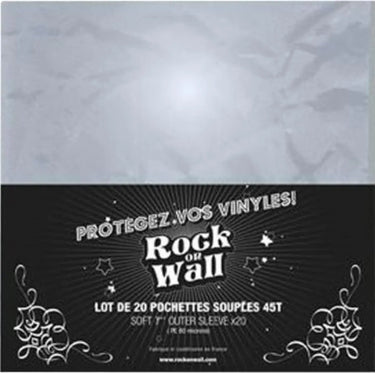 Rock on Wall Pochette souple 45T (lot de 20)