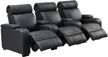 Lumene Hollywood Luxury III 3P Cuir Synthétique Noir - EasyLounge - 3