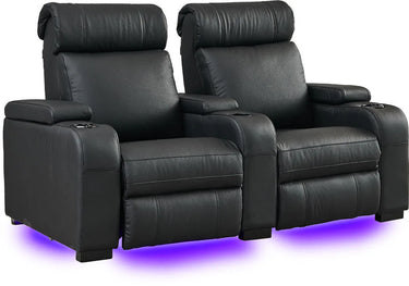 Lumene Hollywood Luxury III 2P Cuir Synthétique Noir - EasyLounge - 3