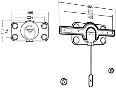 Erard Fixit 400 - Support TV Mural - EasyLounge - 2
