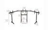 Next Level Racing Free Standing Triple Monitor Stand - EasyLounge - 3