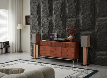 NorStone Alva Plus Noir / Chêne clair (la paire) - EasyLounge - 4