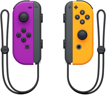 Nintendo Joy-Con Violet Néon et Orange Néon