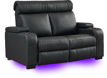 Lumene Hollywood Luxury III 2P LC Cuir Synthétique Noir - EasyLounge - 2