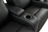 Lumene Hollywood Luxury III 3P Cuir Véritable Noir - EasyLounge - 15