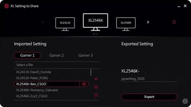 BenQ Zowie XL2586X - EasyLounge - 9