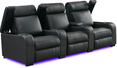 Lumene Hollywood Luxury III 3P Cuir Synthétique Noir - EasyLounge - 7