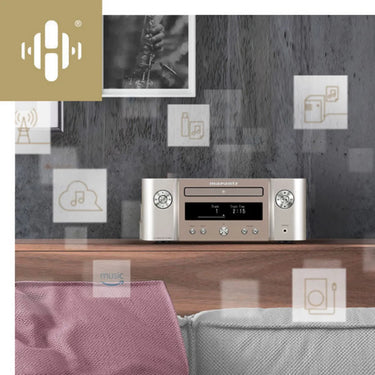 Marantz Melody X M-CR612 Silver Gold - EasyLounge - 12