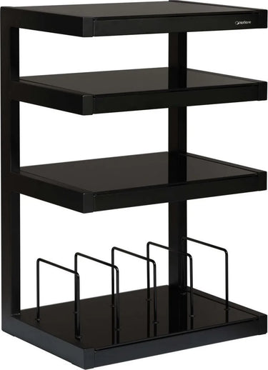 Norstone Esse hi-fi Vinyl Noir satiné verres Noirs
