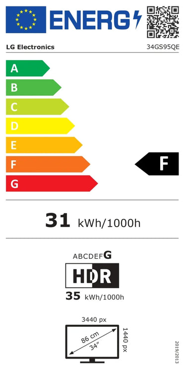 LG Electronics UltraGear OLED 34GS95QE-B - EasyLounge - 34