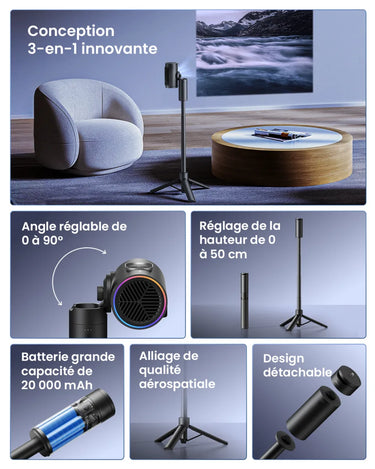 JMGO PicoPlay + Powerbank + Pied de sol + étui de tran - EasyLounge - 46
