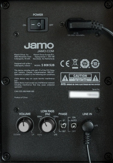 Jamo S808 Sub Bois noir - EasyLounge - 5