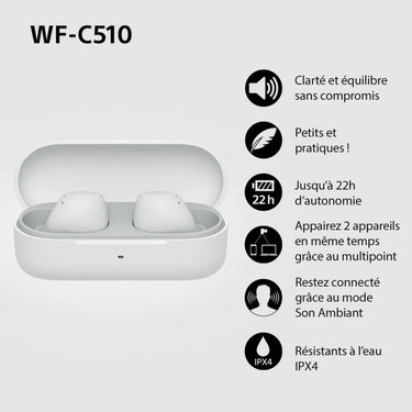 Sony WF-C510 Blanc - EasyLounge - 9