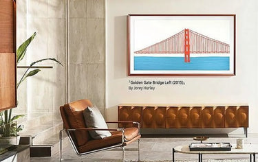 Samsung The Frame Cadre 65 Rouge brique biseauté - EasyLounge - 2
