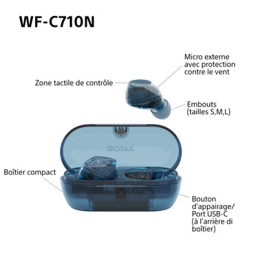 Sony WF-C710 Bleu Transparent - EasyLounge - 10