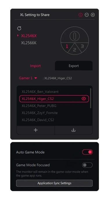 BenQ XL2546X - EasyLounge - 11