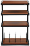 Norstone Esse hi-fi Vinyl noir satiné et noyer - EasyLounge - 2