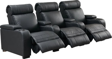 Lumene Hollywood Luxury III 3P Cuir Synthétique Noir - EasyLounge - 3