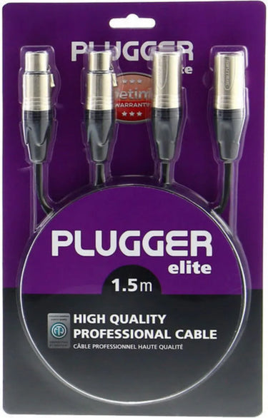 Plugger Cable bretelle 2 XLR Mâle / 2 XLR Femelle (0, - EasyLounge - 2
