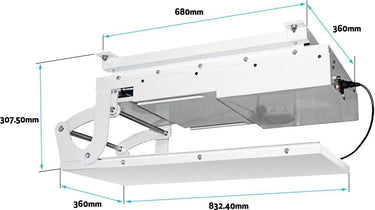 Multibrackets M Motorized Ceiling Mount Inverted - EasyLounge - 9