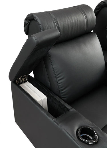 Lumene Hollywood Luxury III 2P LC Cuir Synthétique Noir - EasyLounge - 6