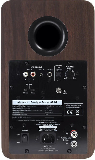 Elipson Prestige Facet 6B BT Noyer - EasyLounge - 2