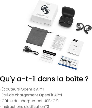 Shokz OpenFit Air Noir - EasyLounge - 18