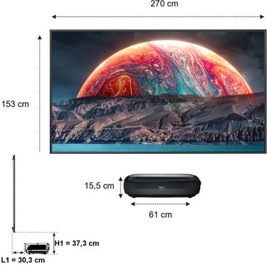 Hisense 120L9HA + Écran - EasyLounge - 17