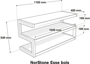 Norstone Esse Noir et Noyer - EasyLounge - 4