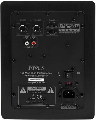 Earthquake FF-6.5 Noir - EasyLounge - 2