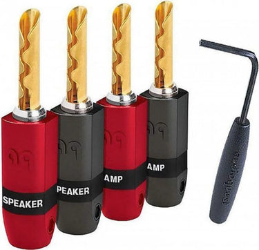 Audioquest Banane SureGrip 300 Gold (lot de 4)