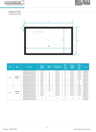 Lumene Movie Palace UHD 4K Acoustic 270P - EasyLounge - 4