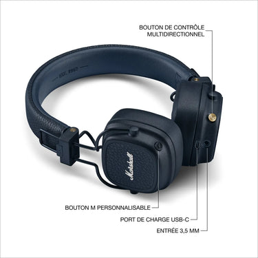 Marshall Major V Midnight Blue - EasyLounge - 7