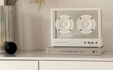 Transparent Small Transparent Speaker Blanc - EasyLounge - 7