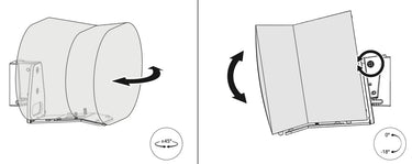 Norstone Support mural rotatif Blanc pour Sonos Era 300 - EasyLounge - 4