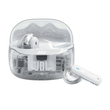 JBL Tune Beam 2 Ghost Edition Blanc