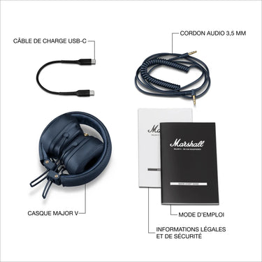 Marshall Major V Midnight Blue - EasyLounge - 11