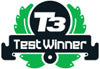 T3 Test Winner