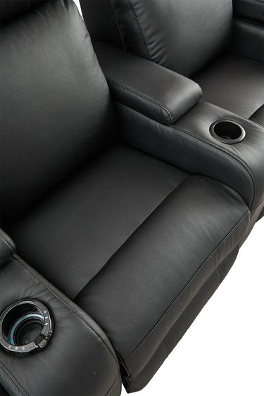 Lumene Hollywood Luxury III 3P Cuir Véritable Noir - EasyLounge - 21