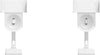 Norstone Bookshelves Wall Mount Blanc (la paire) - EasyLounge - 3