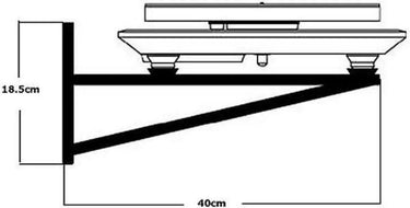 Rega Wall Bracket Blanc - EasyLounge - 2